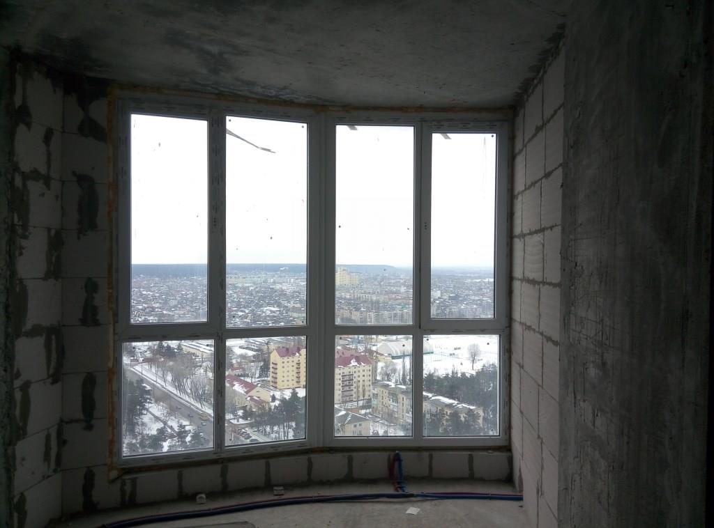 Остекление балкона г. Буча