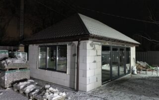 Розсувна система REHAU 70 Антрацит 2