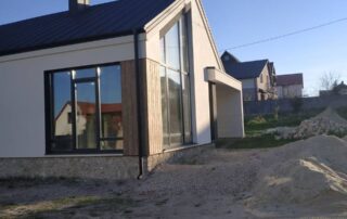 Скління приватного будинку REHAU 70 Антрацит 2