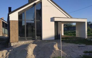 Скління приватного будинку REHAU 70 Антрацит