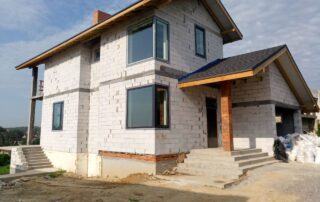 Скління приватного будинку REHAU 70 Антрацит 4
