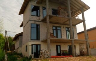 Скління приватного будинку REHAU 70 Антрацит 5